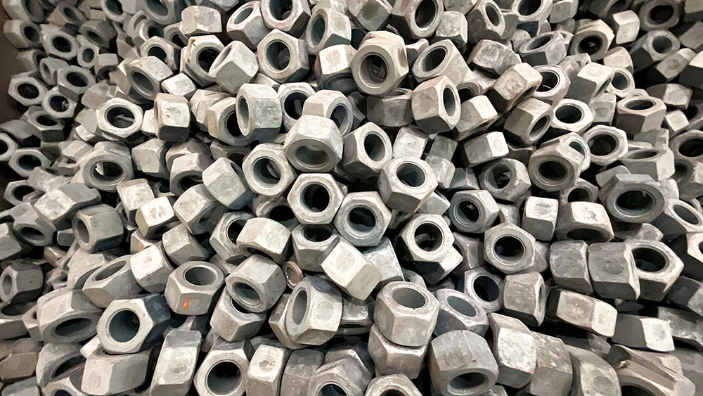 Гайки шестигранные нержавеющие